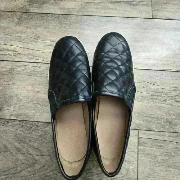 BRASH womens quilted black slip on shoes size 8 - Picture 7 of 11